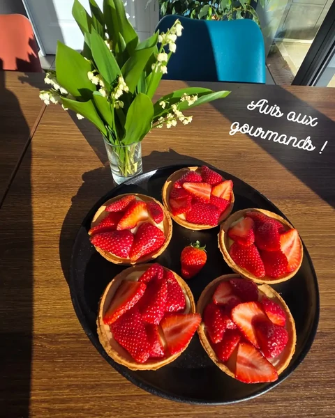 Tartelette aux fraises 